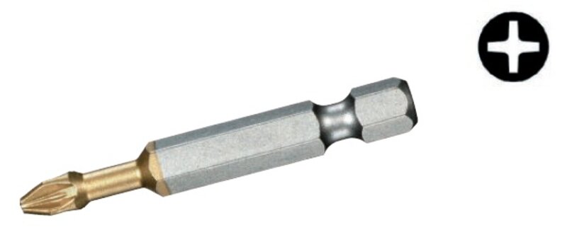 
BIT 1/4 PZ 2 TITAN. DÉLKA 50 MM ED.632T
