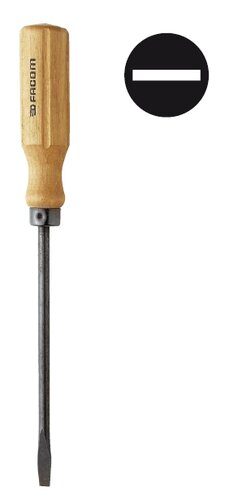 
PLOCHÝ ŠROUBOVÁK S DŘEV. RUK. 8X175 ATH.8EX175
